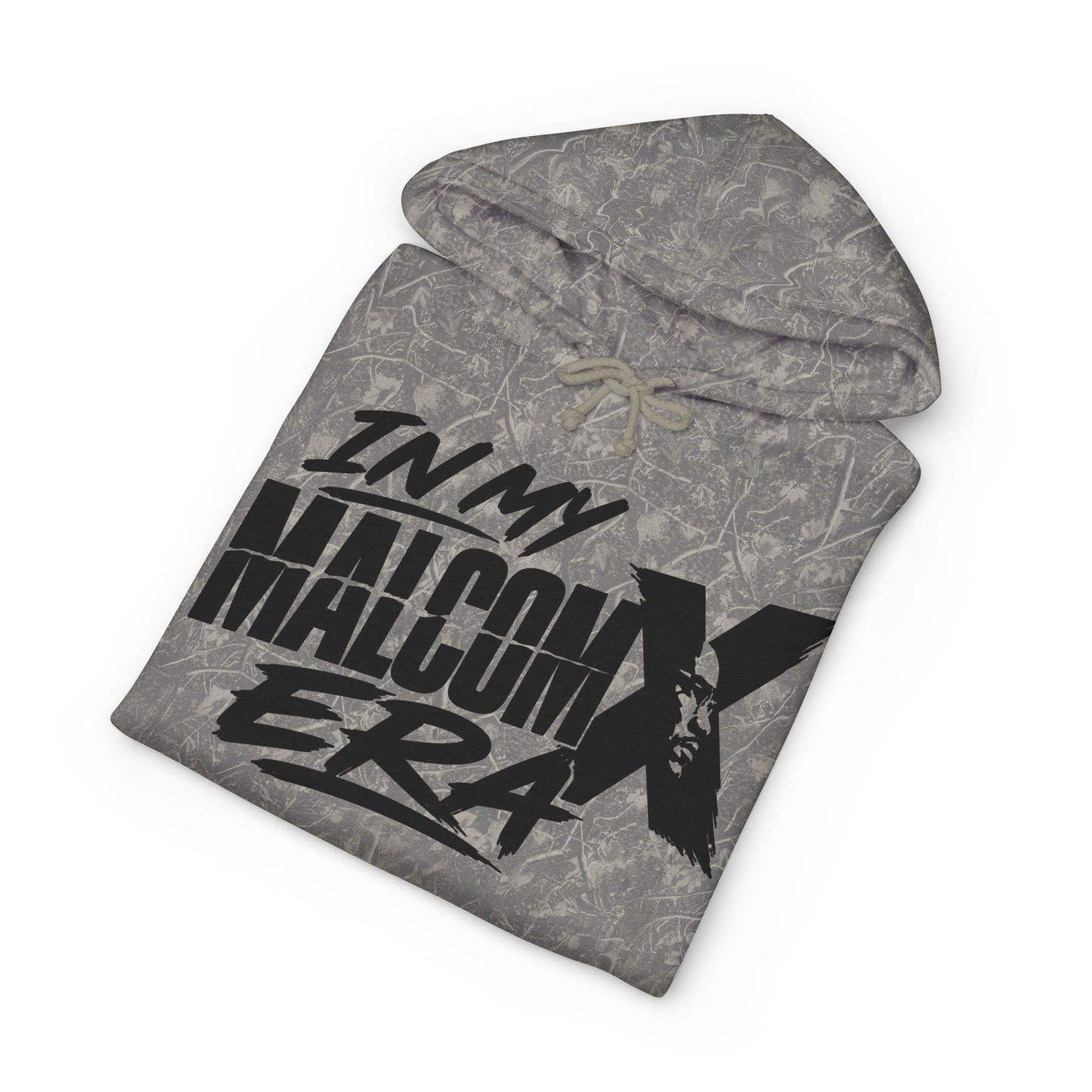 Malcolm X Graphic Hoodie — Iconic Civil Rights Portrait Sweatshirt