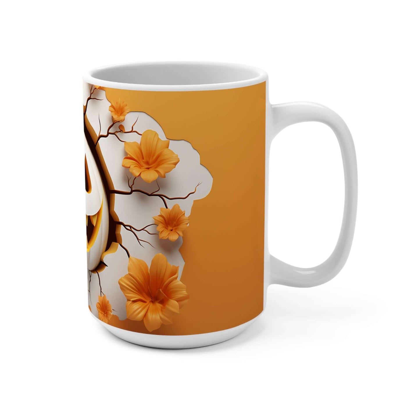 3D Halloween Pumpkin Coffee Mug, Brand63