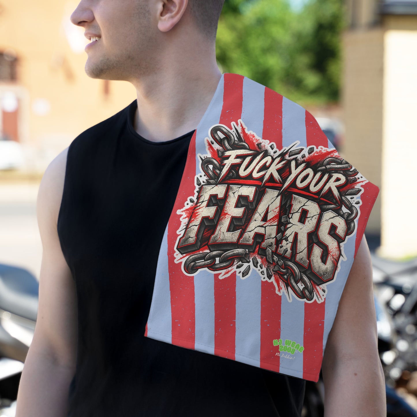 No Fear Gym Towel -Athlete Approved