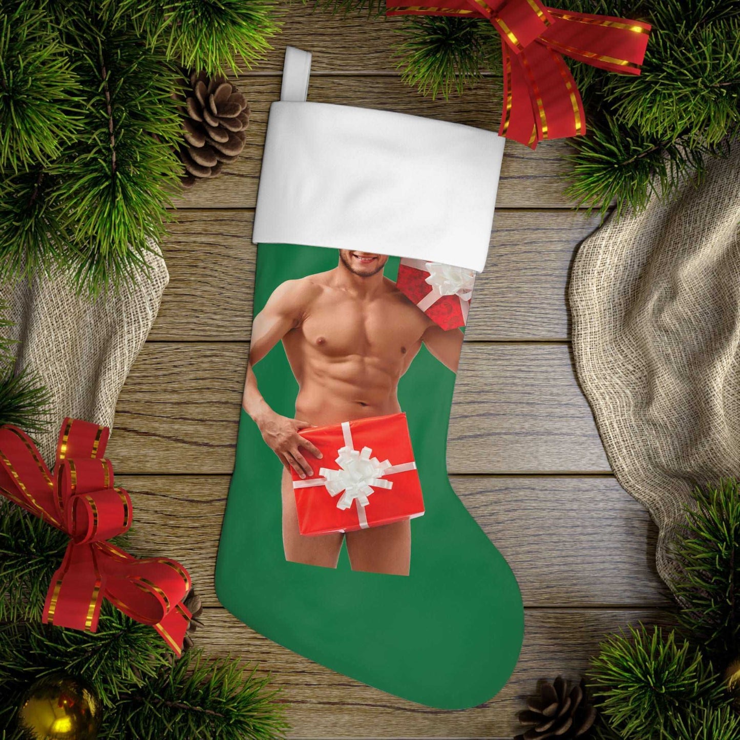 A PERFECT Christmas Stocking featuring Eye Candy for your mantle! | Best Deals & Free Shipping | Best Deals & Free Shipping | Best Deals & Free Shipping, Brand63