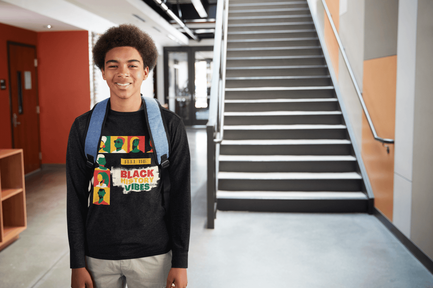 Black History Month Youth Crewneck Sweatshirt - Black Culture Vibe and Achievements, Brand63