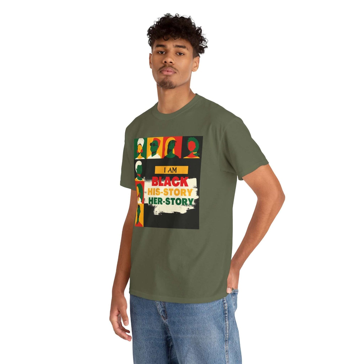 Black History Unisex Tee, His-Story, Her-Story - Black Culture, Brand63