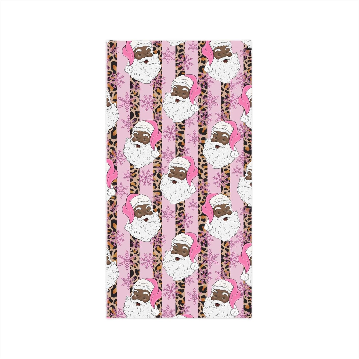 Christmas Lightweight Neck Gaiter, Black-Santa Christmas Face Mask - Pink, Brand63