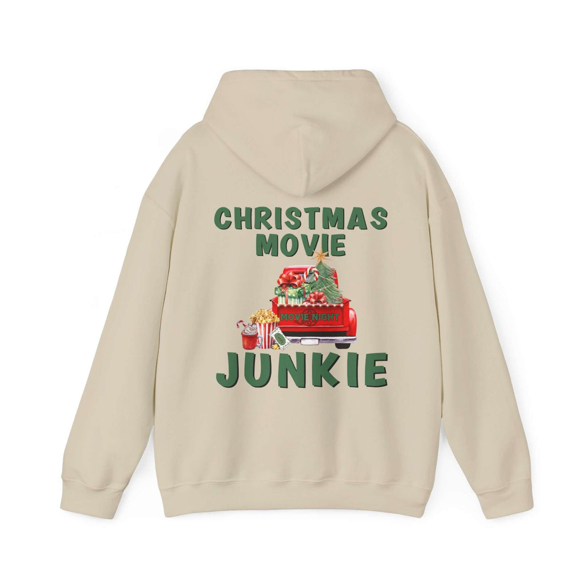 Christmas Movie Junkie – Warm Hoodie, Brand63