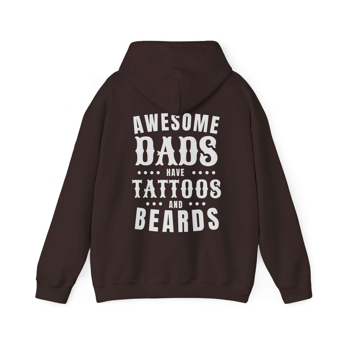 Dad's Tattoo and Beard Hoodie, Brand63