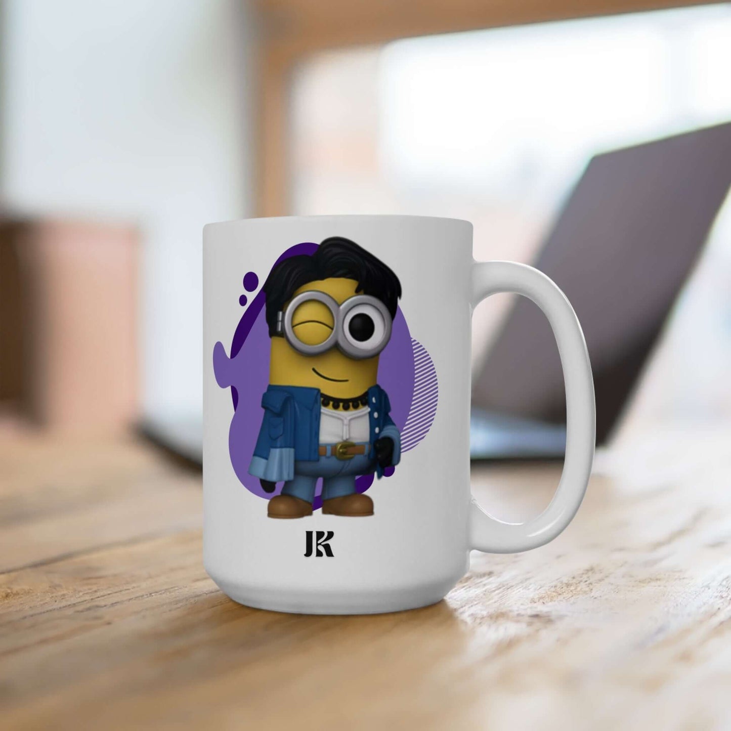 Exclusive BTS JK Minion Ceramic Mug, 15oz, Brand63