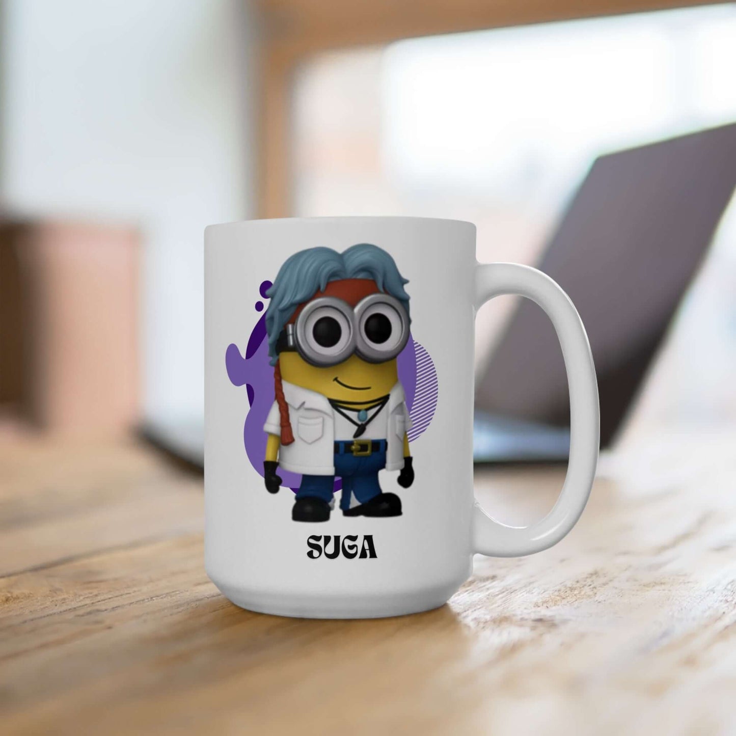 Exclusive BTS SUGA Minion Ceramic Mug, 15oz, Brand63