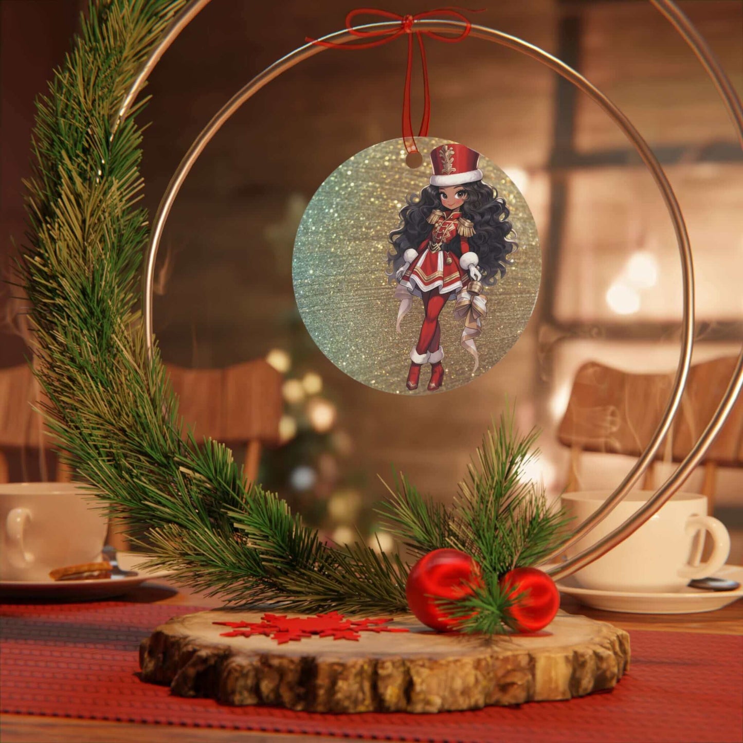 Exclusive Black Nutcracker Diva Ornament (Style 2), Brand63