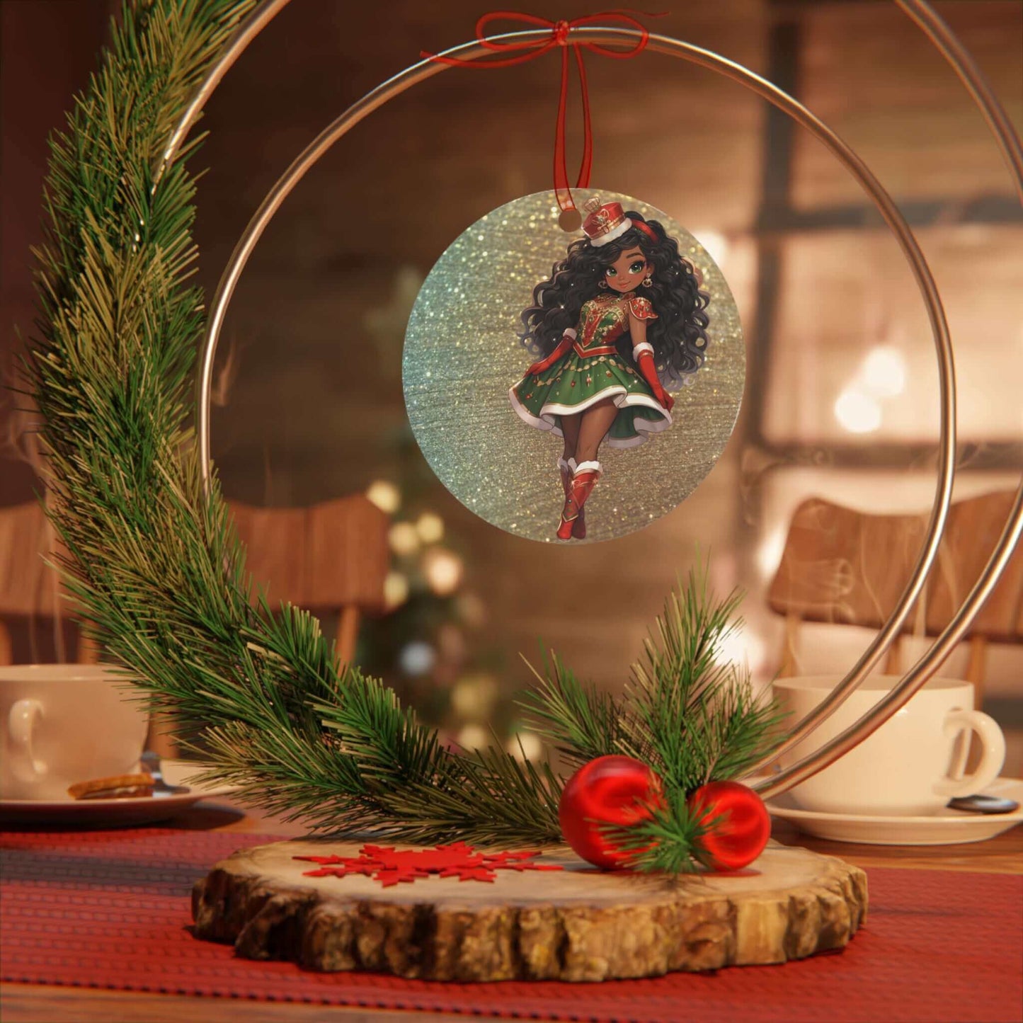 Exclusive Black Nutcracker Diva Ornament (Style 3), Brand63