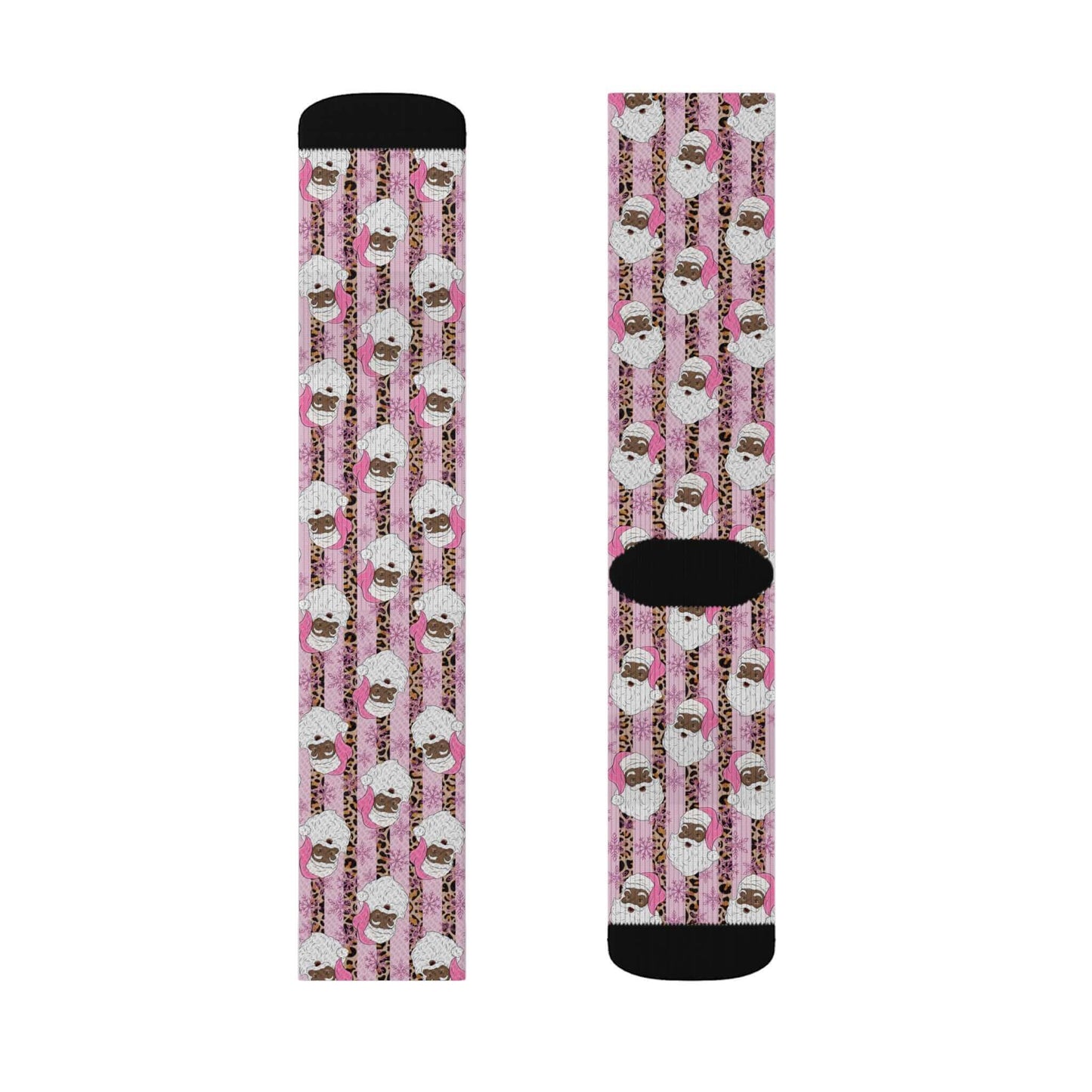 Exclusive Christmas Black Santa Party Socks, Brand63