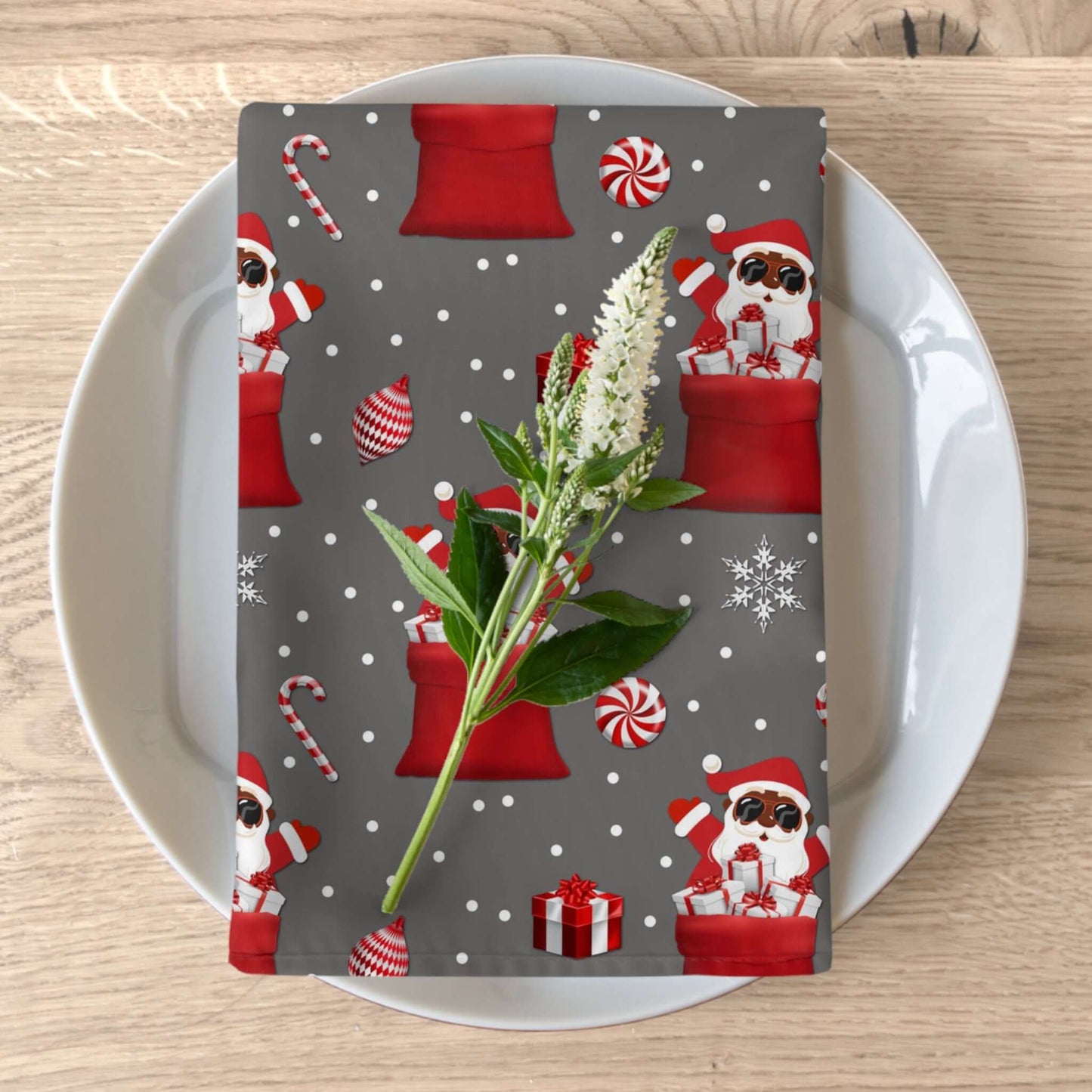 Exclusive Christmas Santa Napkins, Brand63