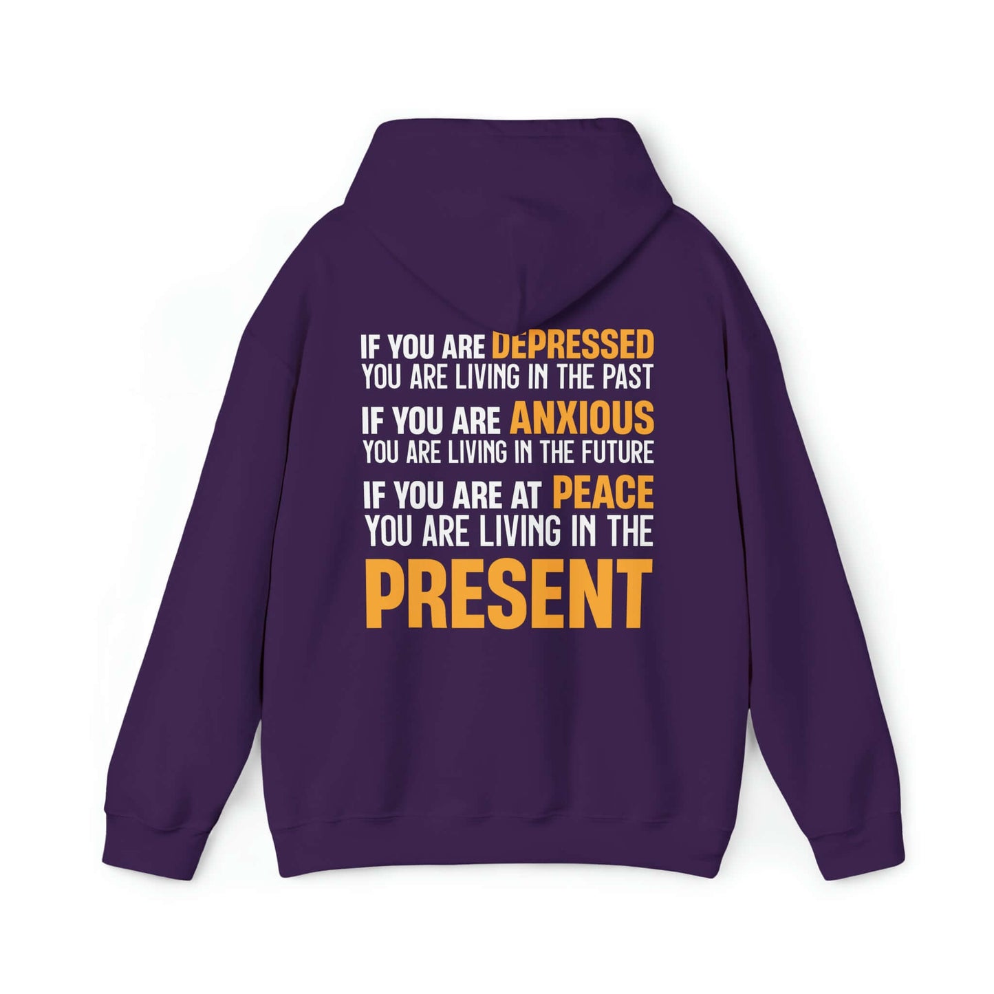 Exclusive "Live in the Present" Inspirational Hoodie, Brand63