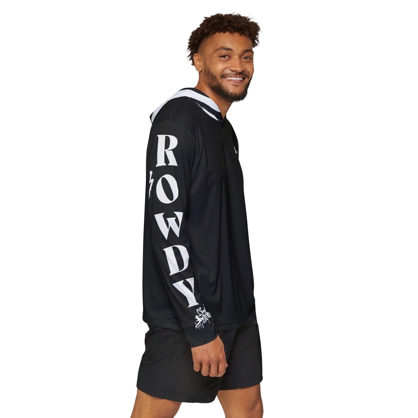 Exclusive Rowdy Hooligan Men's Sports Warmup Hoodie, Brand63