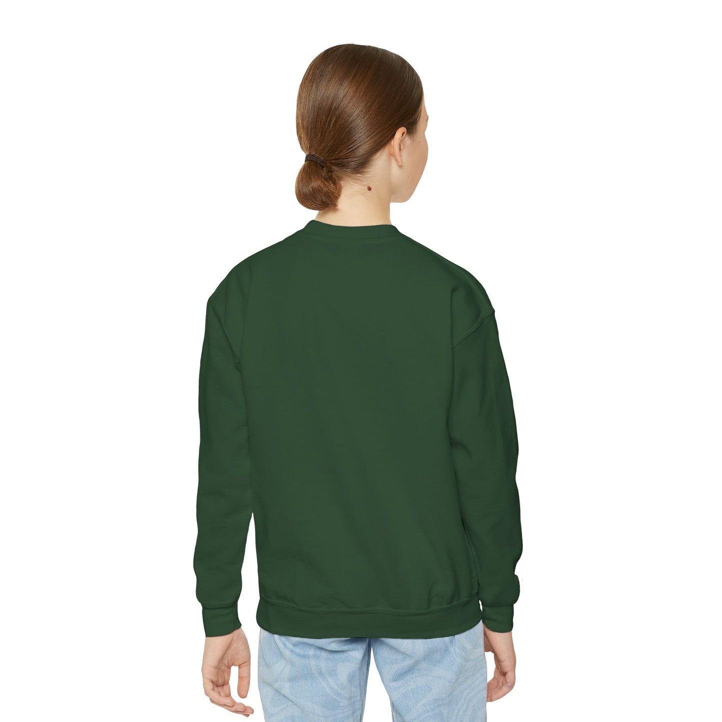 Kids Christmas Sweatshirt Green by Brand63, Christmas Holiday