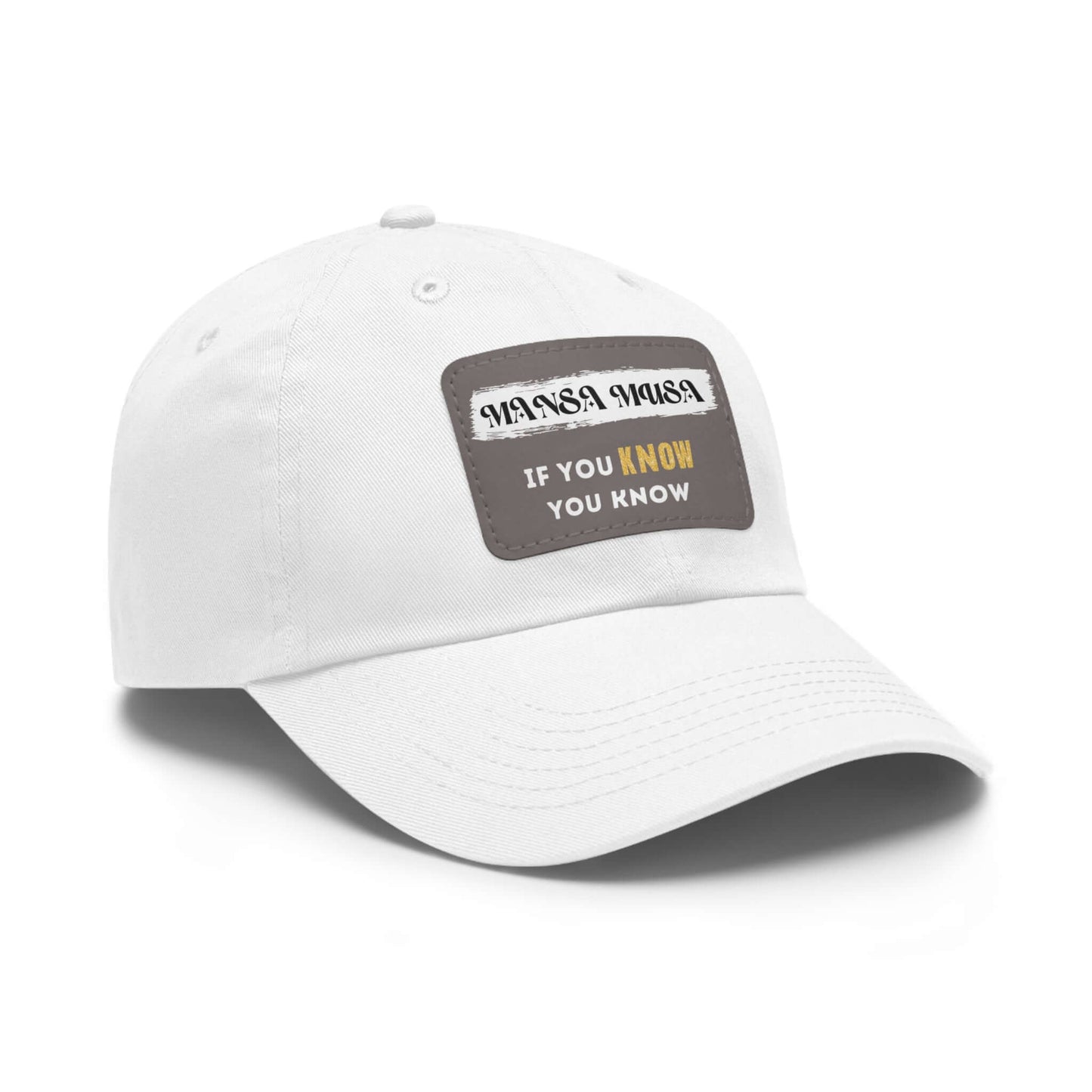 Mansa Musa Exclusive Leather Patch hat, Brand63