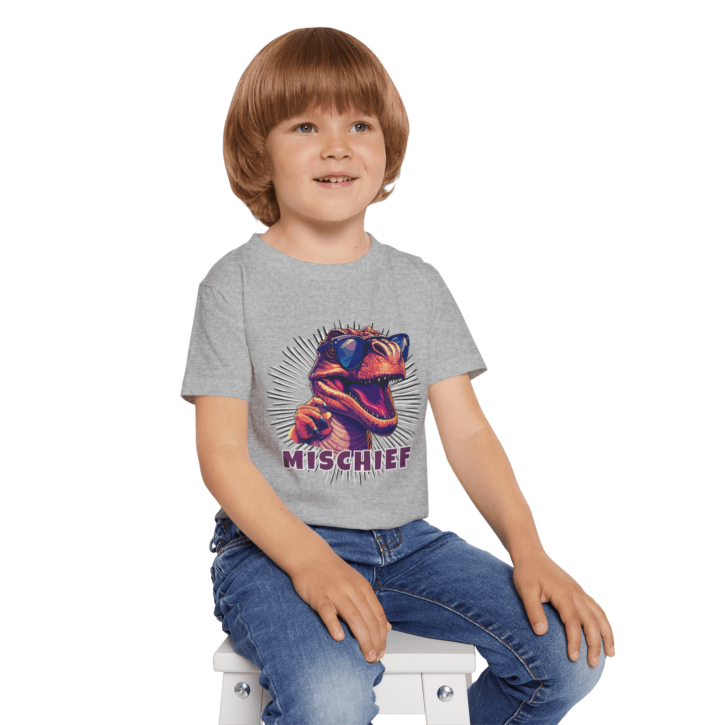 Mischief Dinosaur Toddler Boys T-Shirt, Brand63