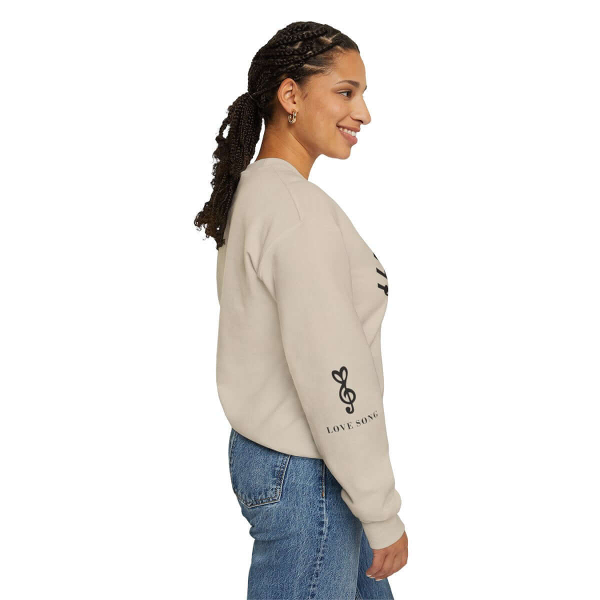 Musical Notes Crewneck Sweatshirt – Perfect for Music Lovers, Brand63