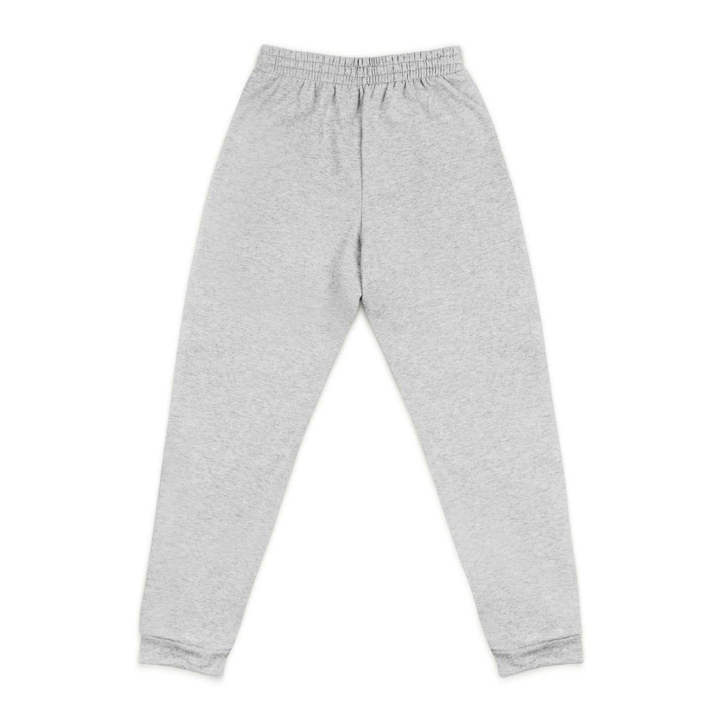 NO JUKKIN! Embroidered Unisex Joggers in grey, perfect for lounging and casual outings.