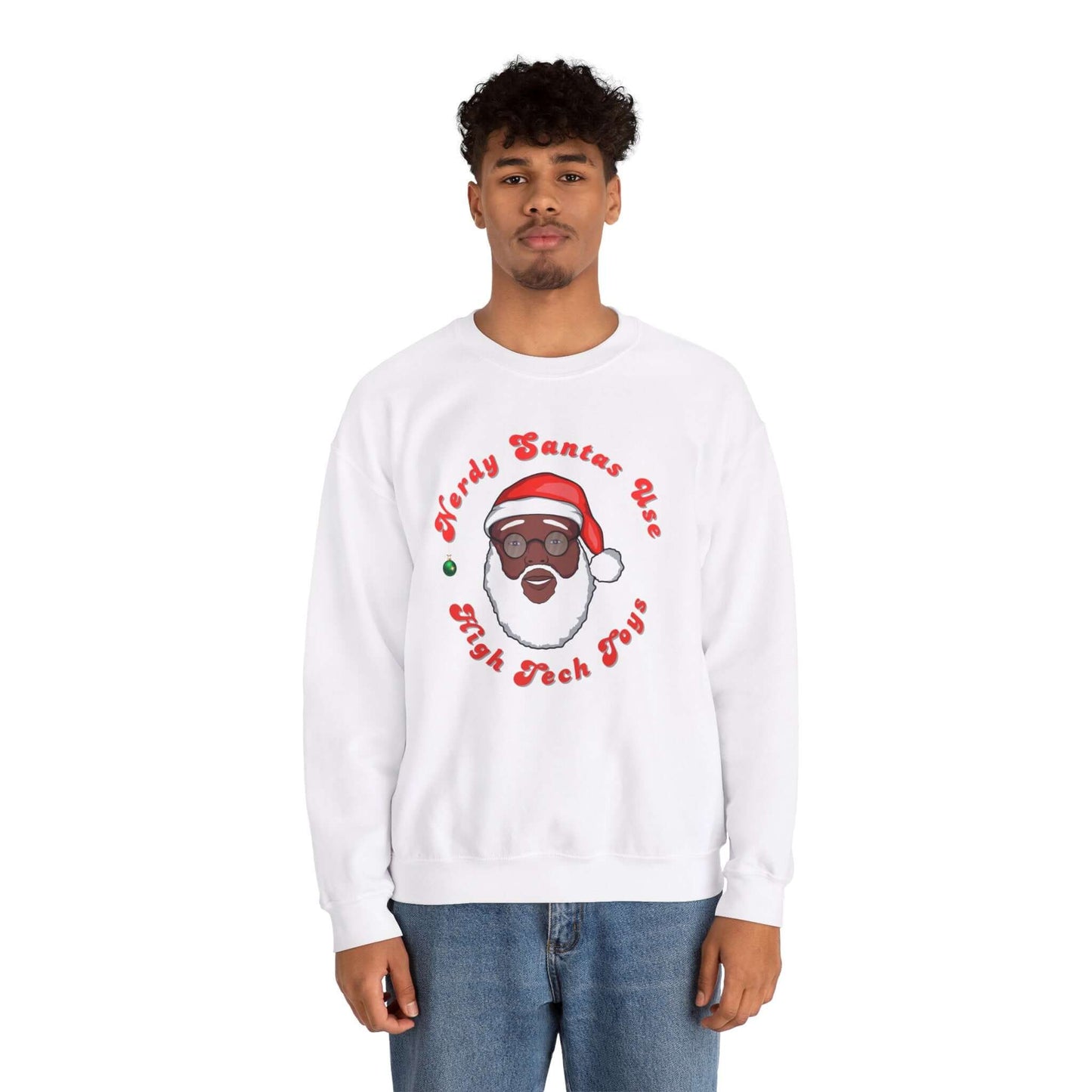Nerdy Santas Christmas Sweatshirt, Brand63