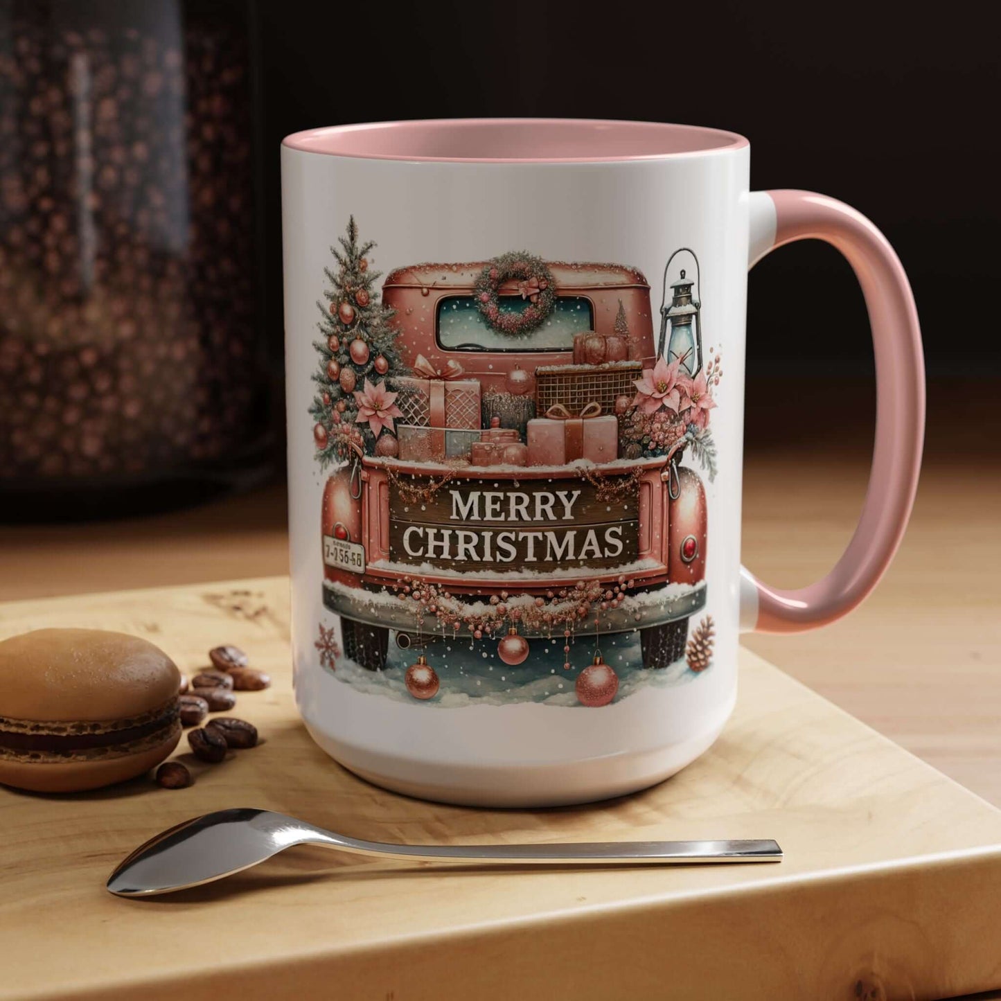 Old Fashion Christmas Art-Deco Coffee Mug, Brand63