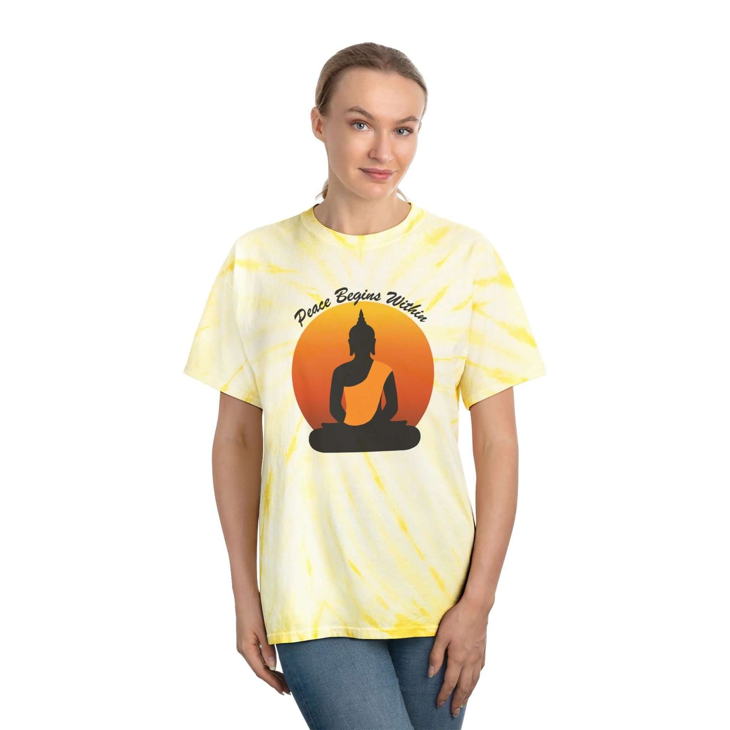 Peace Vibes Buddha Tie-Dye T-shirt, Brand63