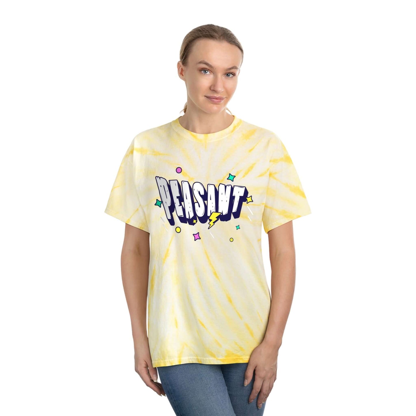 Peasant Sarcastic Funny Tie-Dye Tee, Cyclone Shirt, Brand63