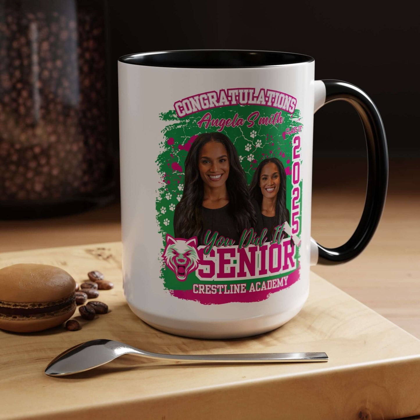 Personalized Graduation Coffee Mug - 2025 Class Celebration, Brand63