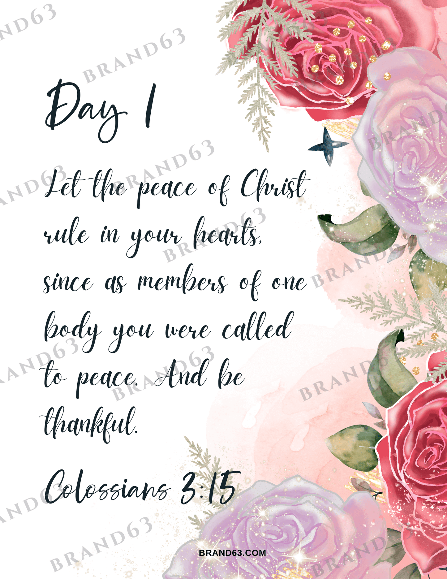 Prayer Journal for Women – 82-Page Guided Prayer and Reflection Journal (Instant Download), Brand63