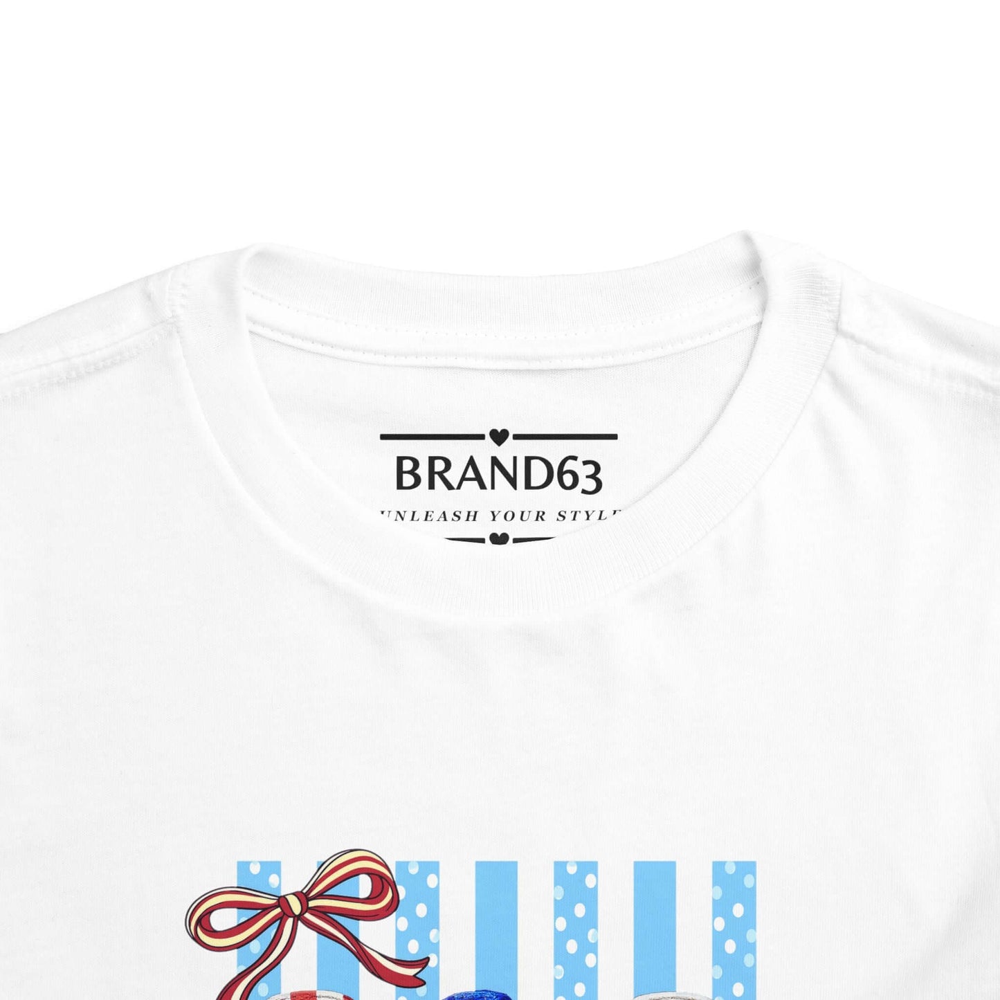 Red, White & Fun Summer Toddler Tee, Brand63, T-Shirts