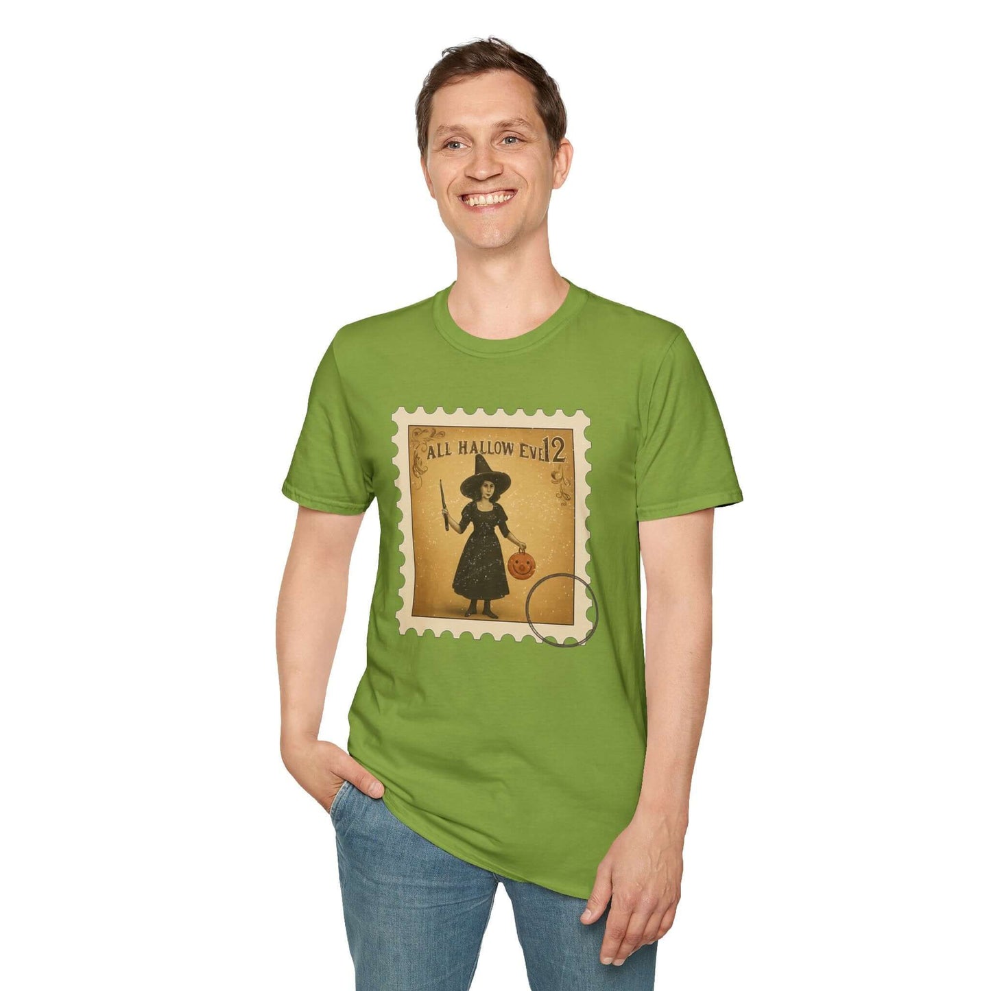 Retro Halloween Postage Stamp Tee, Brand63