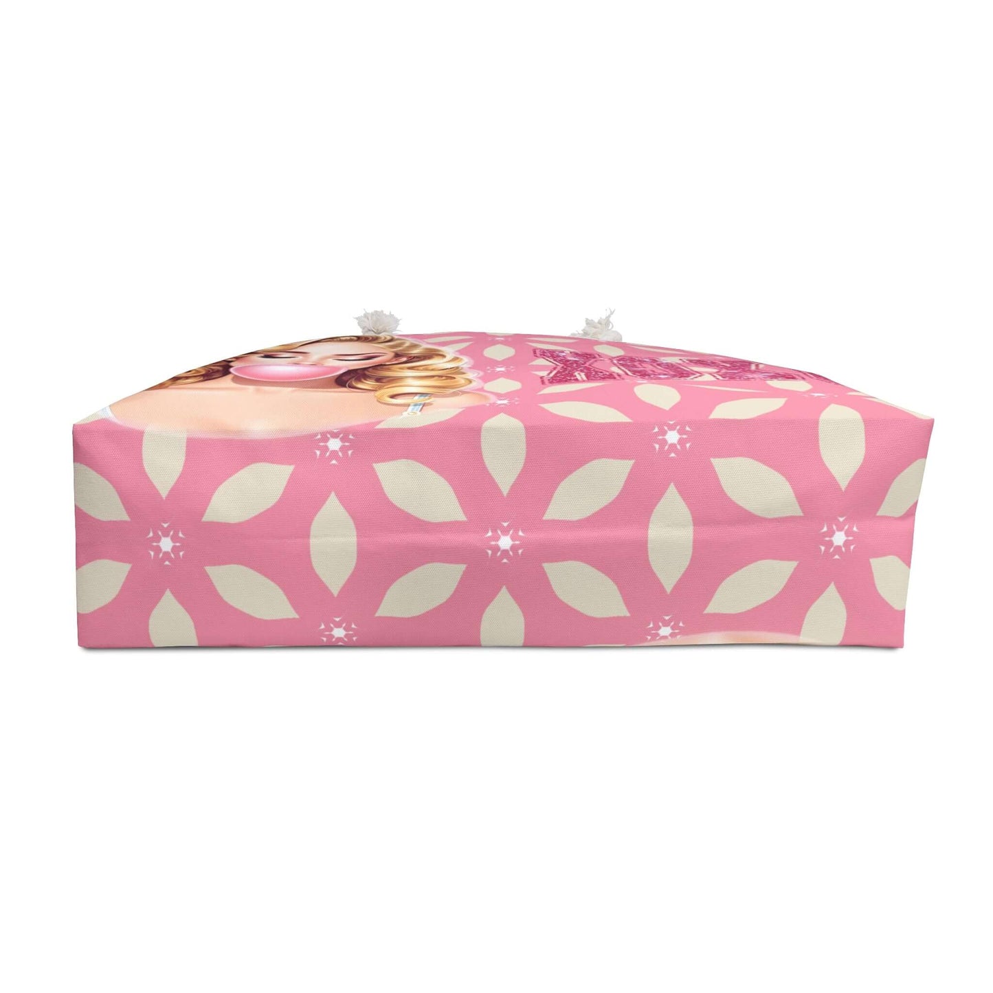 Retro Pin-Up Girl XOXO Tote, Pretty in Pink -Weekender Bag, Brand63