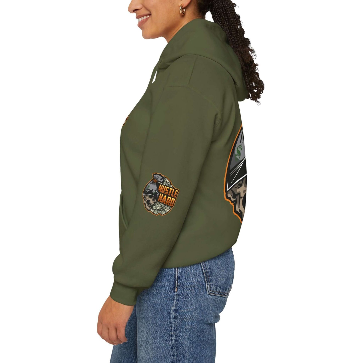 Urban Hustle-Hard Unisex Heavy Blend™ Hoodie, Brand63