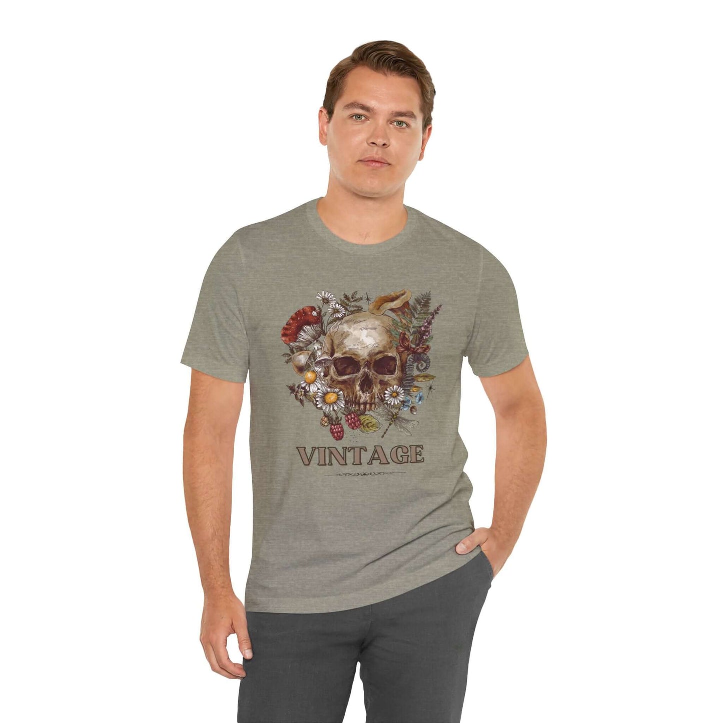Vintage Skull Tee - Retro, Brand63