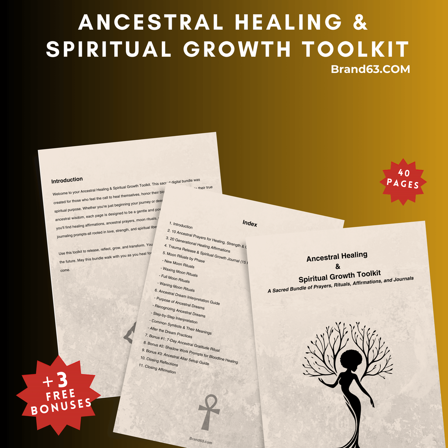 Ancestral Healing & Spiritual Growth Toolkit (Digital Download PDF), Brand63