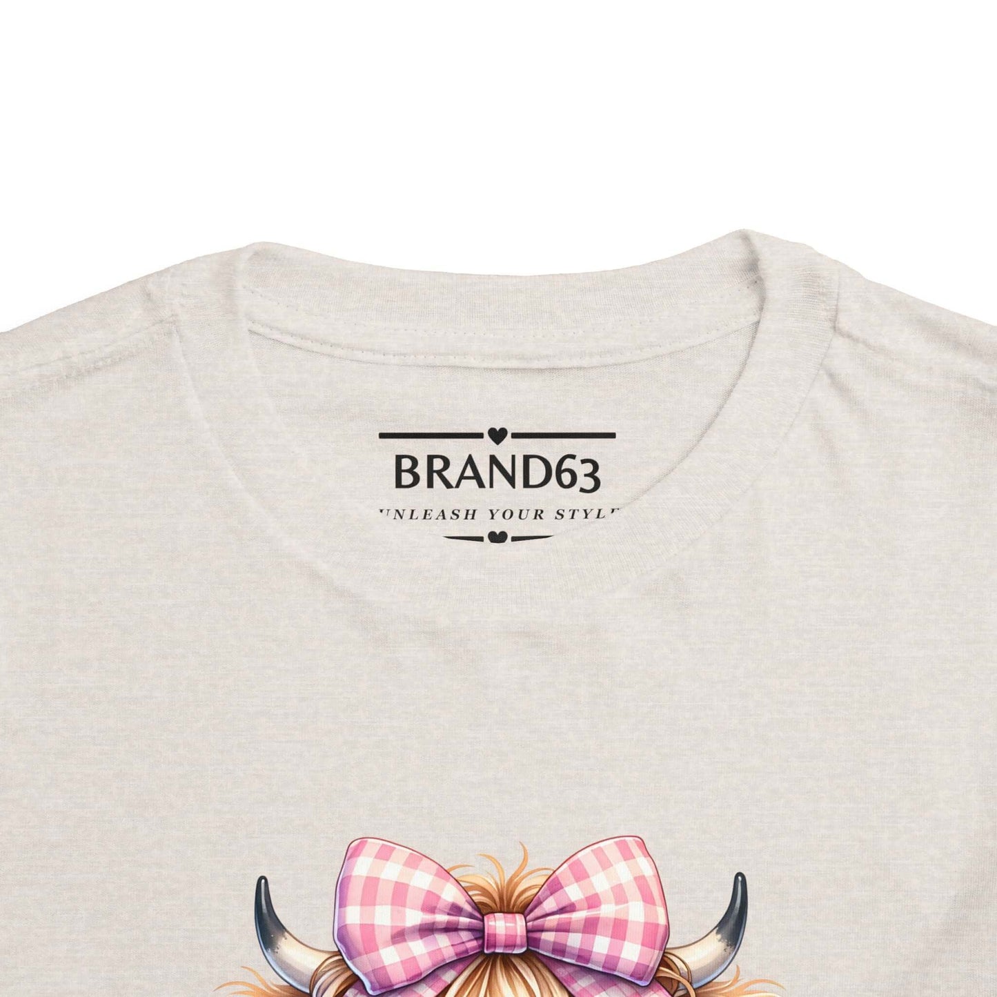 Cute Cow Graphic Toddler Tee, Brand63