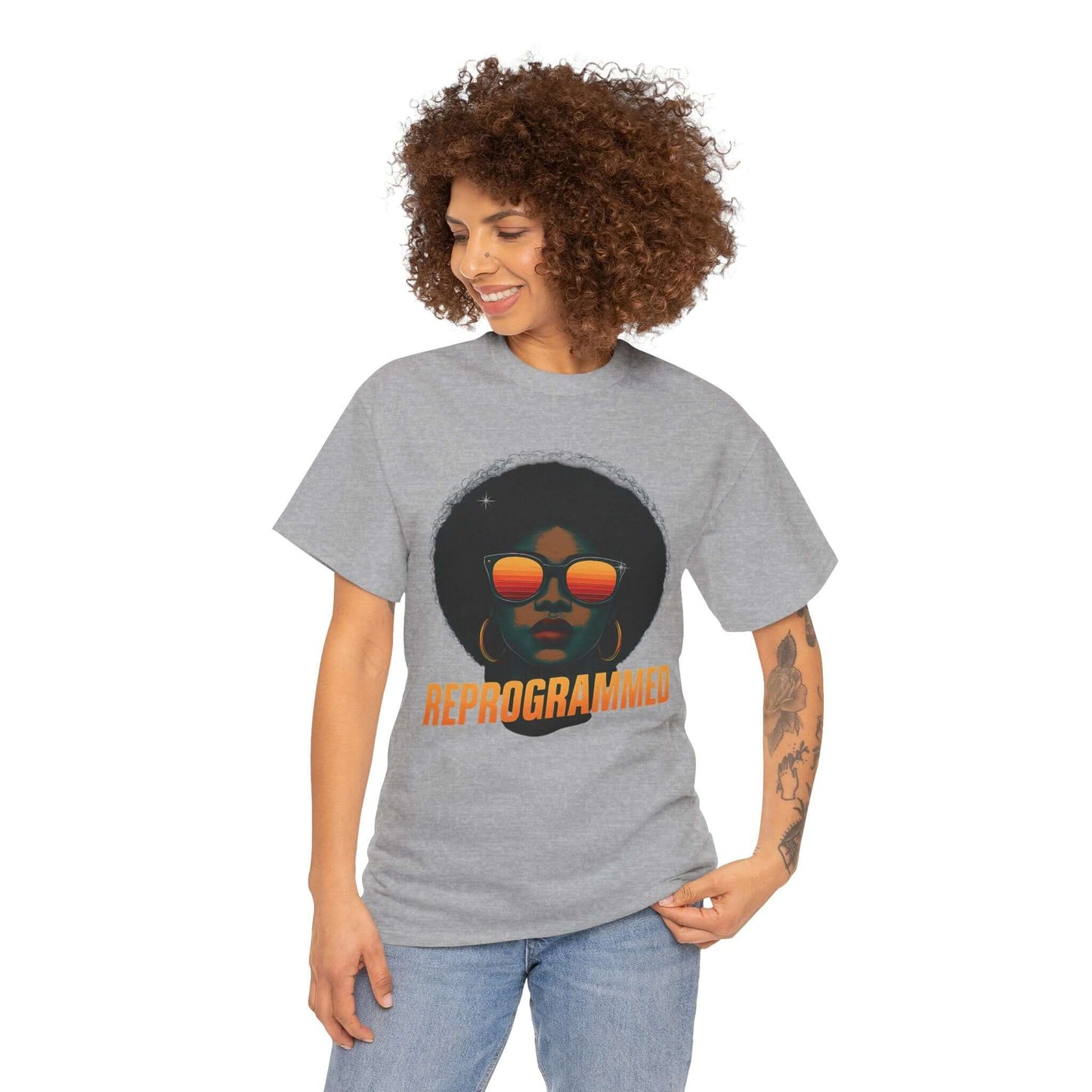 Reprogrammed Afro Graphic Tee | Afrocentric Fashion, Brand63