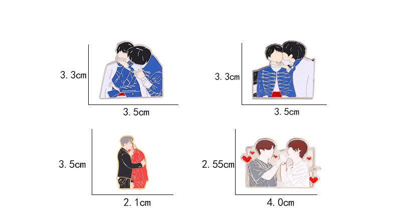 BTS Jungkook & V Collection Brooch, Brand63