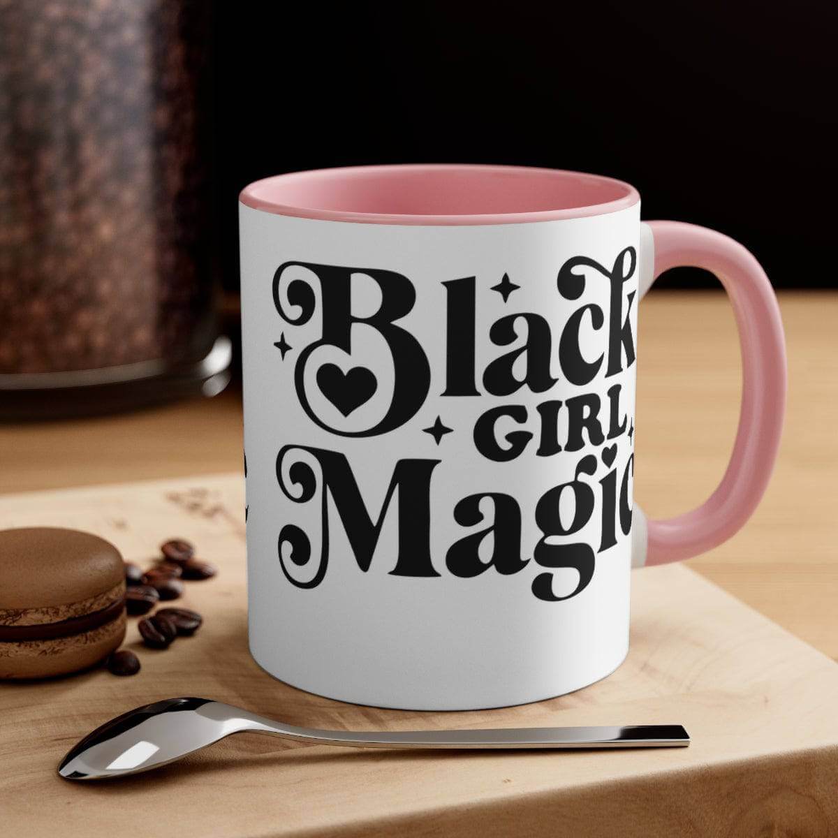 Black Girl Magic Mug, coffee, coffee lover, drinking cup, Gift, Birthday Gift, African American Girl, Brand63