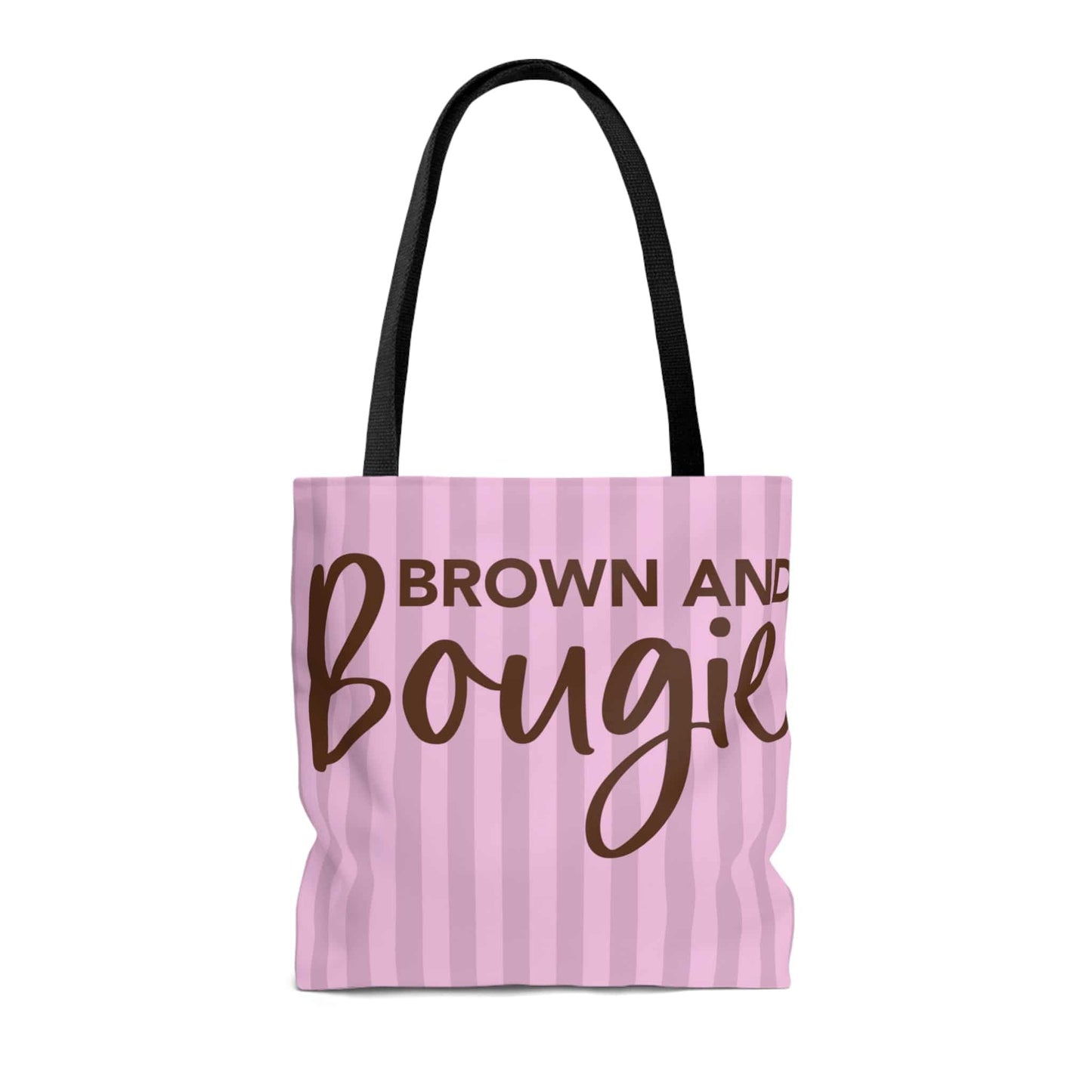 Brown & Bougie Black Pride Tote Bag | Purse (Striped), Brand63