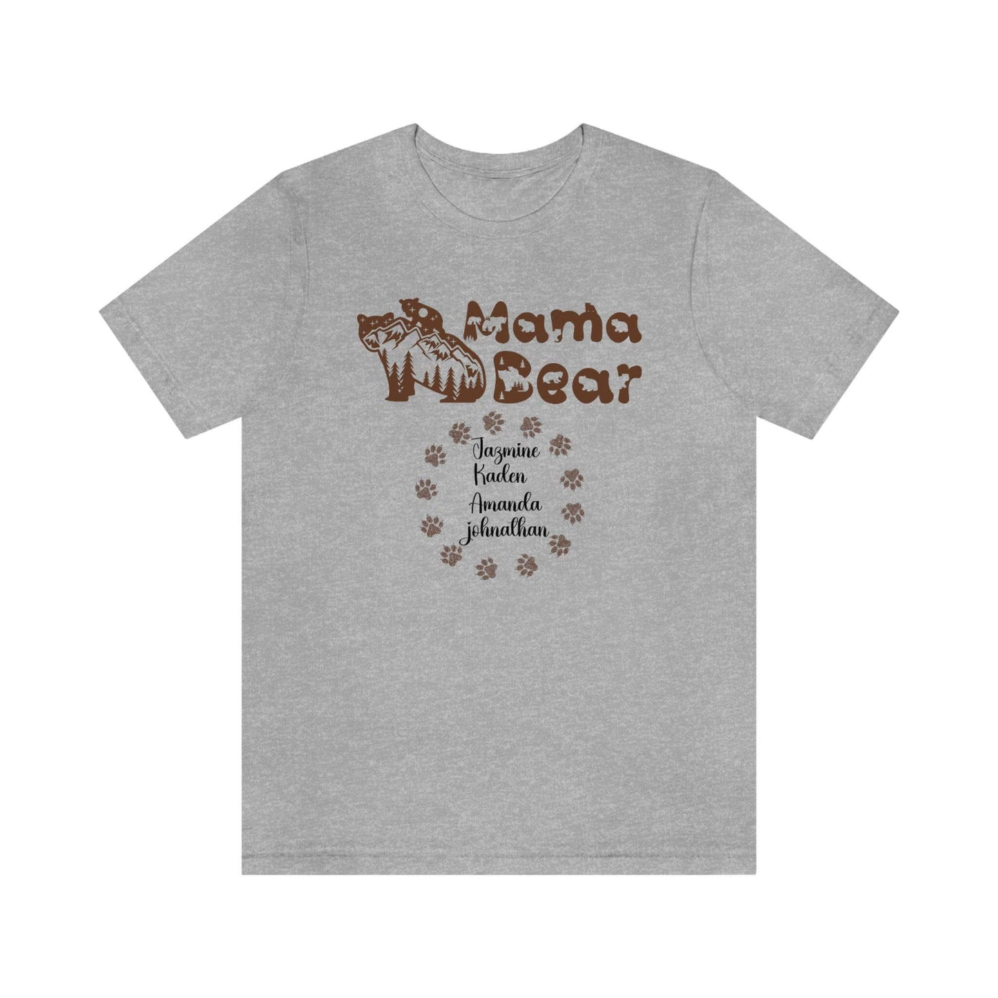 Custom Mom T-shirt, Personalized Mother's Day T-shirt, Brand63