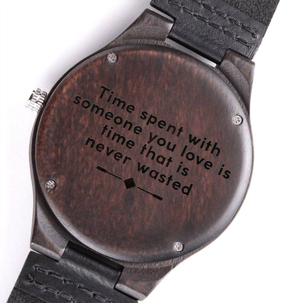 Exquisite Mon Trésor Engraved Wooden Watch, Brand63