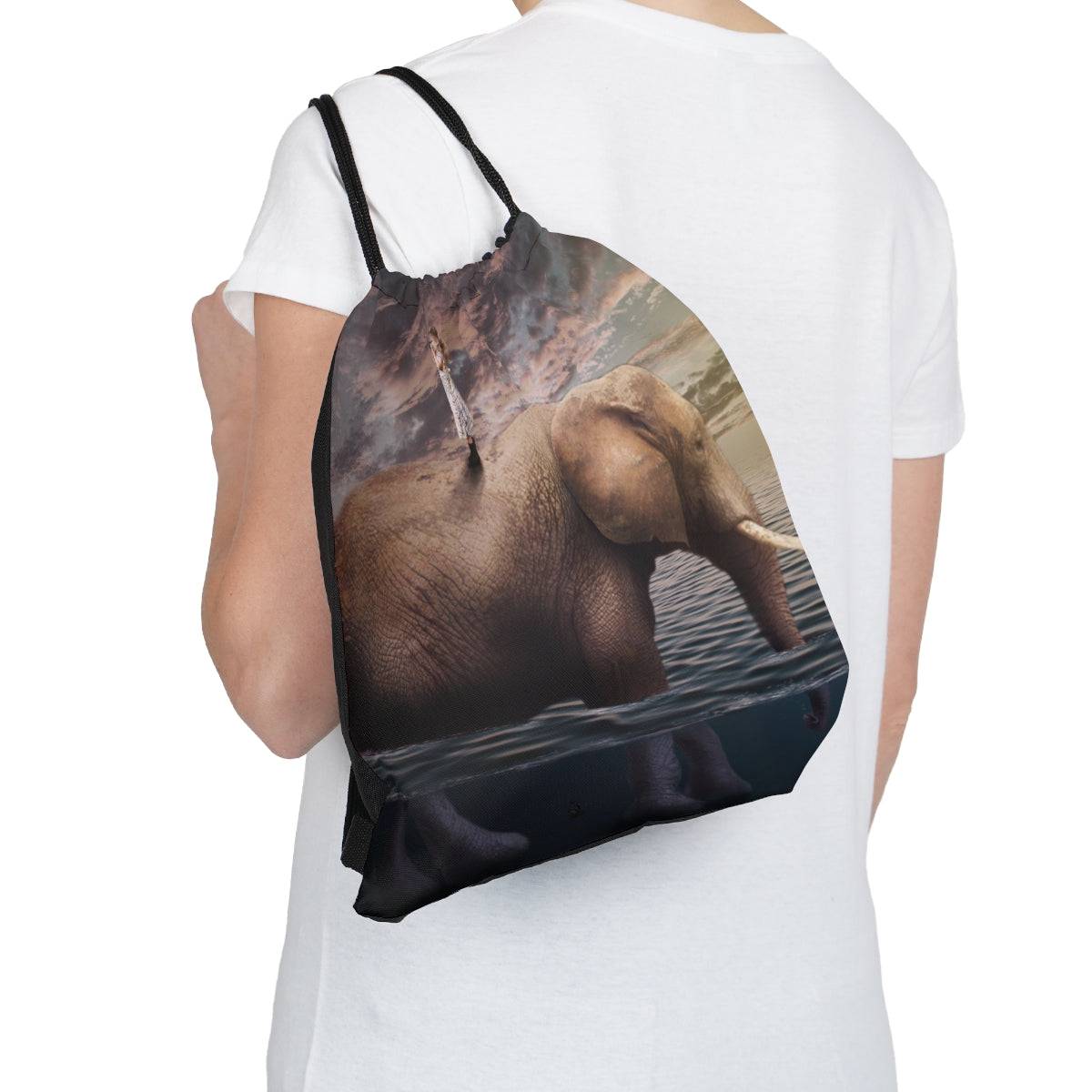 Fantasy Drawstring Bag, Spacious Bag, Practical Backpack, Soft Sturdy Drawstring Backpack, Fun Gift for Birthday Holidays or Back To School, Brand63