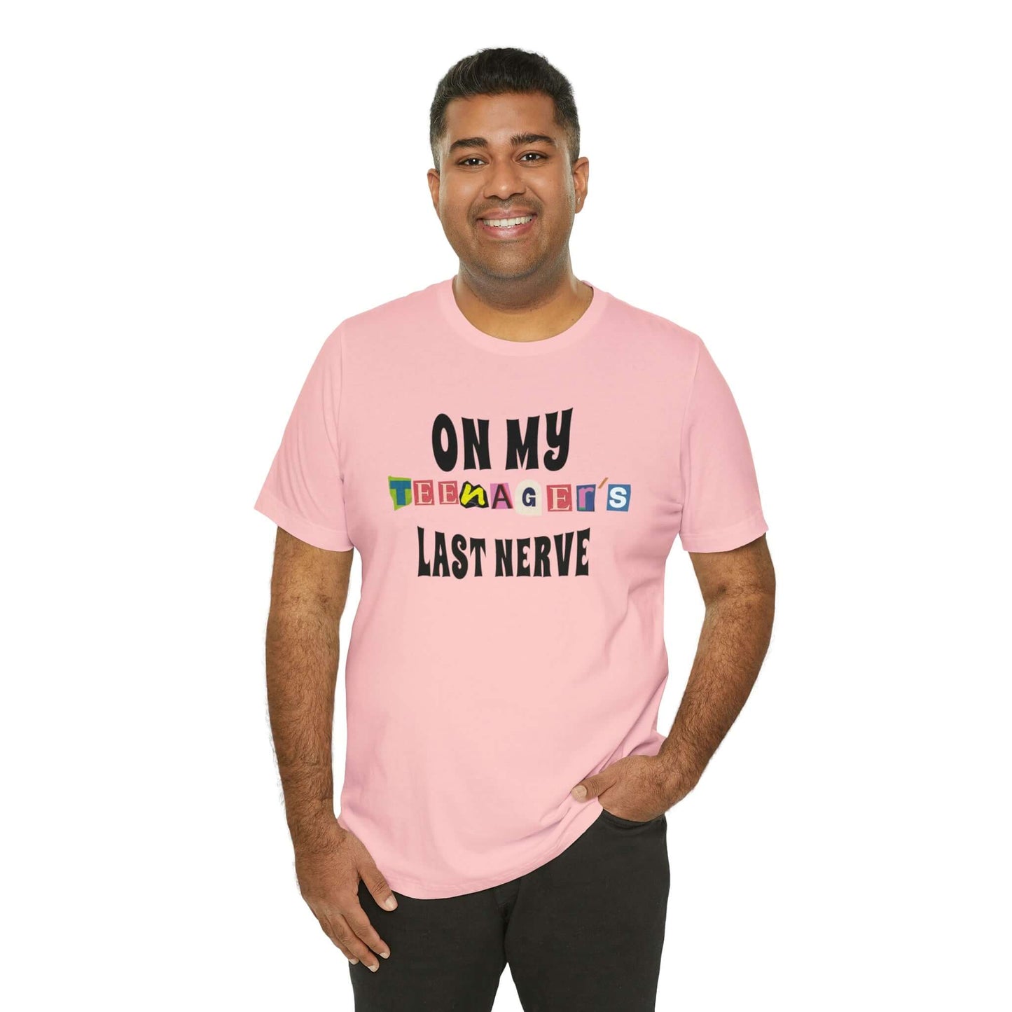 ON MY TEENAGER'S LAST NERVE - Funny Jersey Tee for Parents, Brand63
