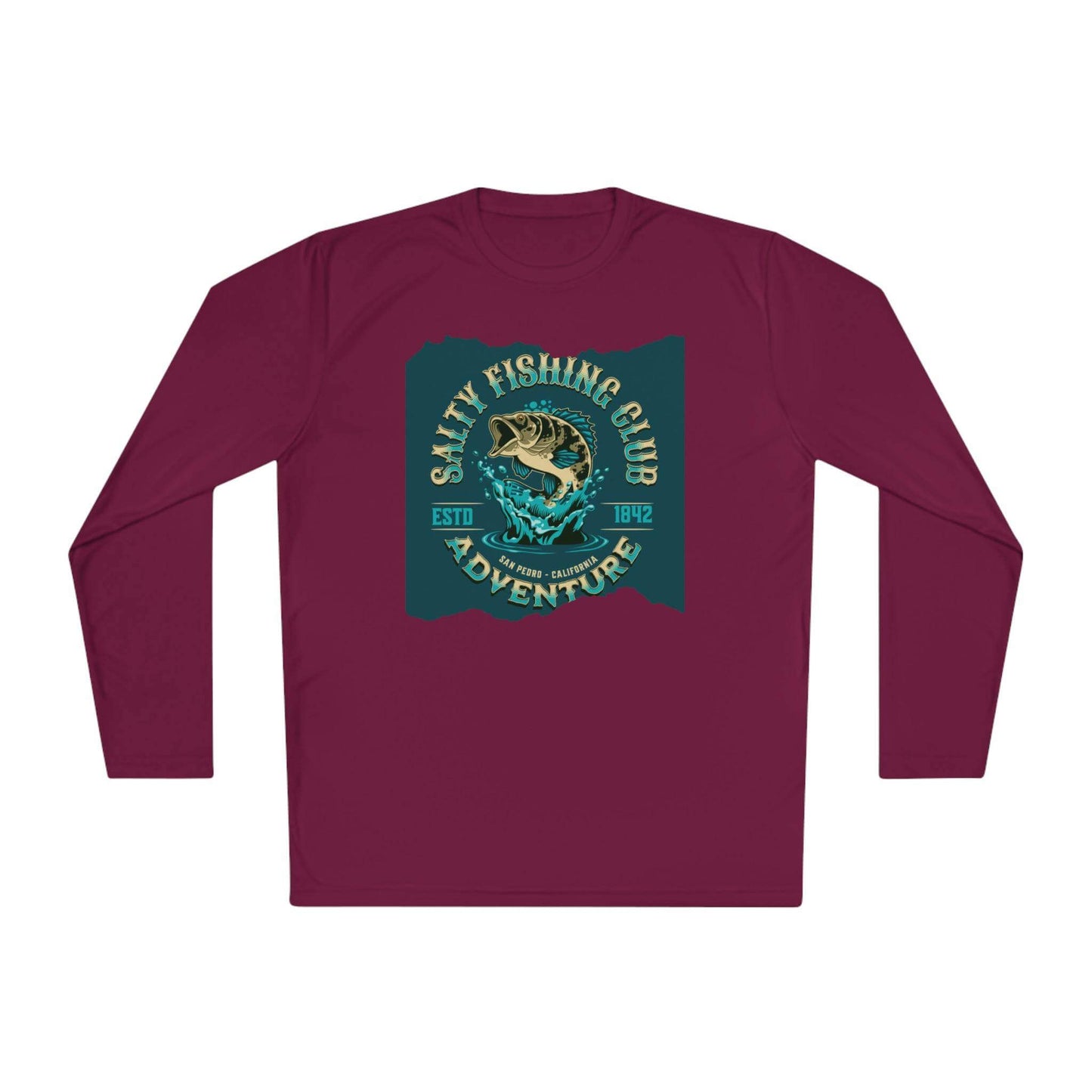 "Salty Fishing Club Adventure Long Sleeve Moisture-Wicking Shirt , 40+ UV Protection | Best Deals & Free Shipping | Best Deals & Free Shipping | Best Deals & Free Shipping, Brand63