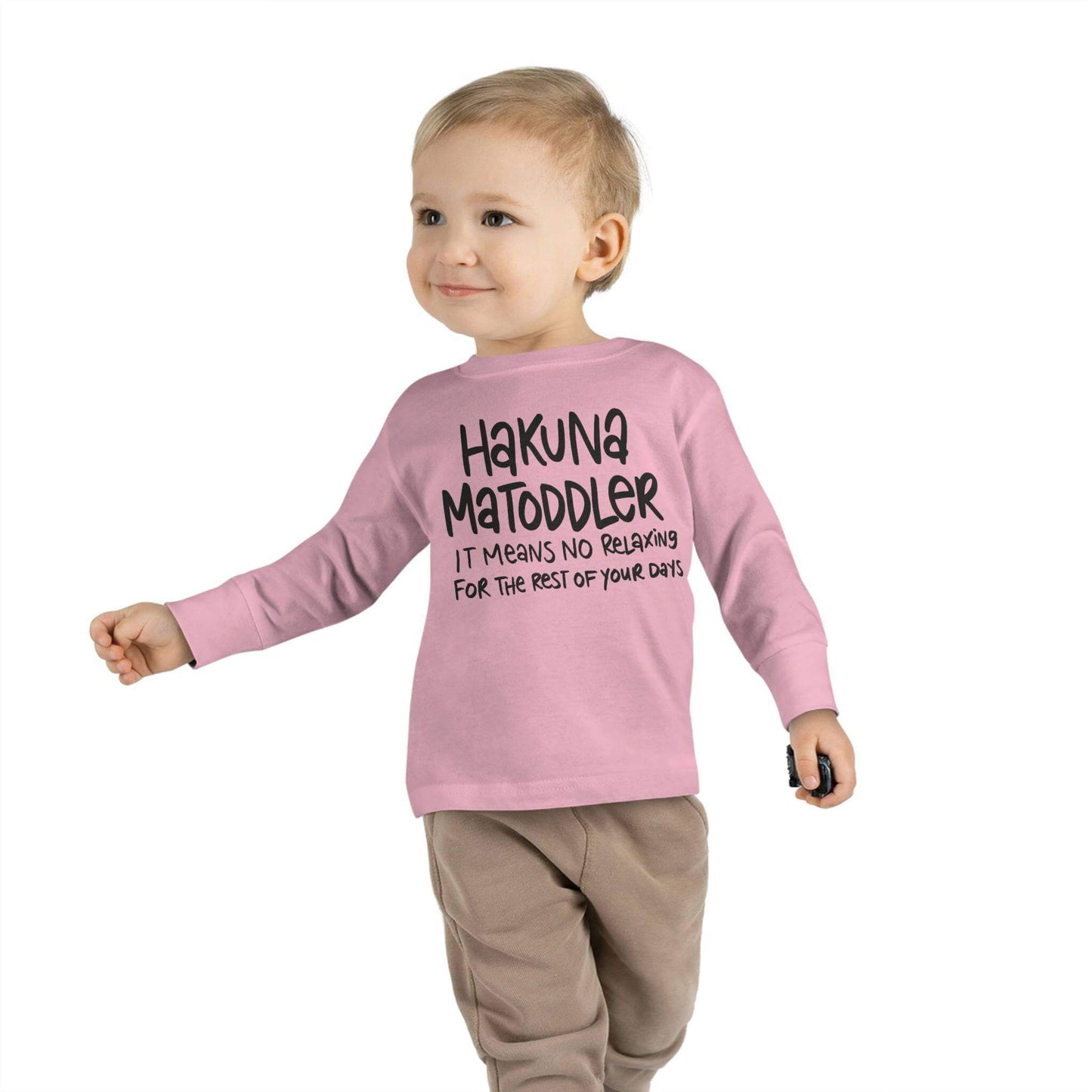 Toddler Life! Toddler Long Sleeve Tee, Hakuna MaToddler Shirt, Brand63