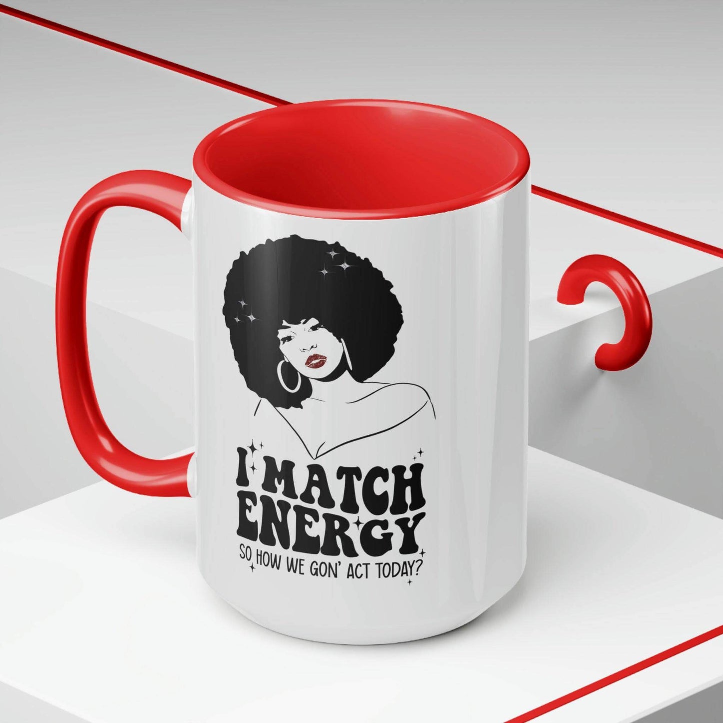 Celebrate Black History Month Mug , Black Pride and Daily Affirmations 15oz Ceramic Coffee Mug | Coffee Lovers | Tea Lover | Coffee Bar Decor, Brand63