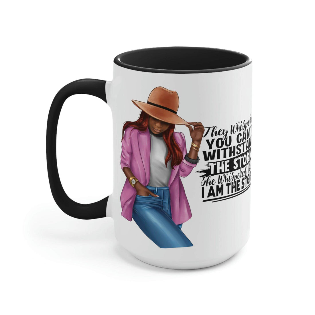 The Black Girl Mug Collection - Black Women Stormy Mug by Brand63