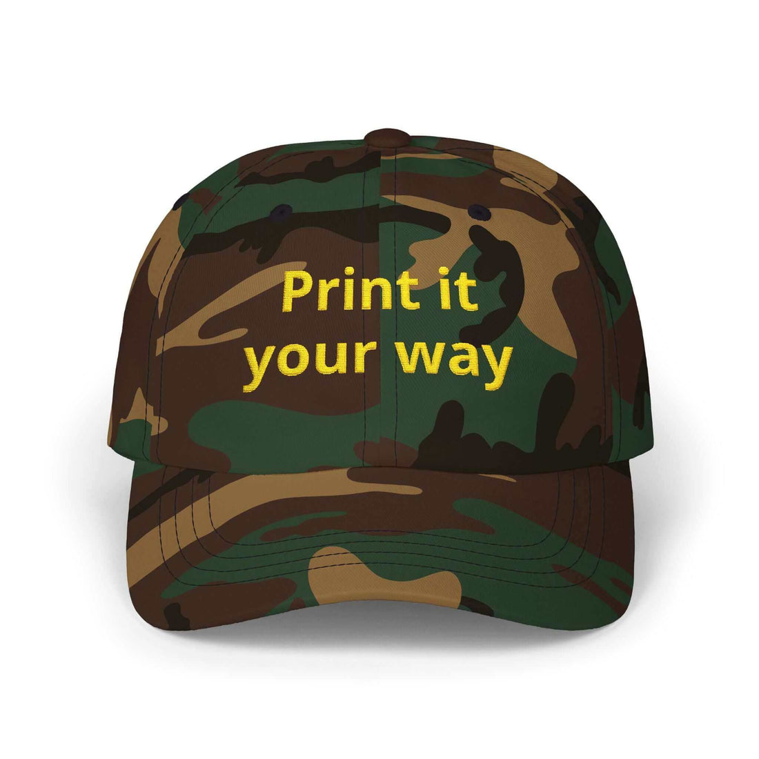 Create Your Own Embroidered Adjustable Hat