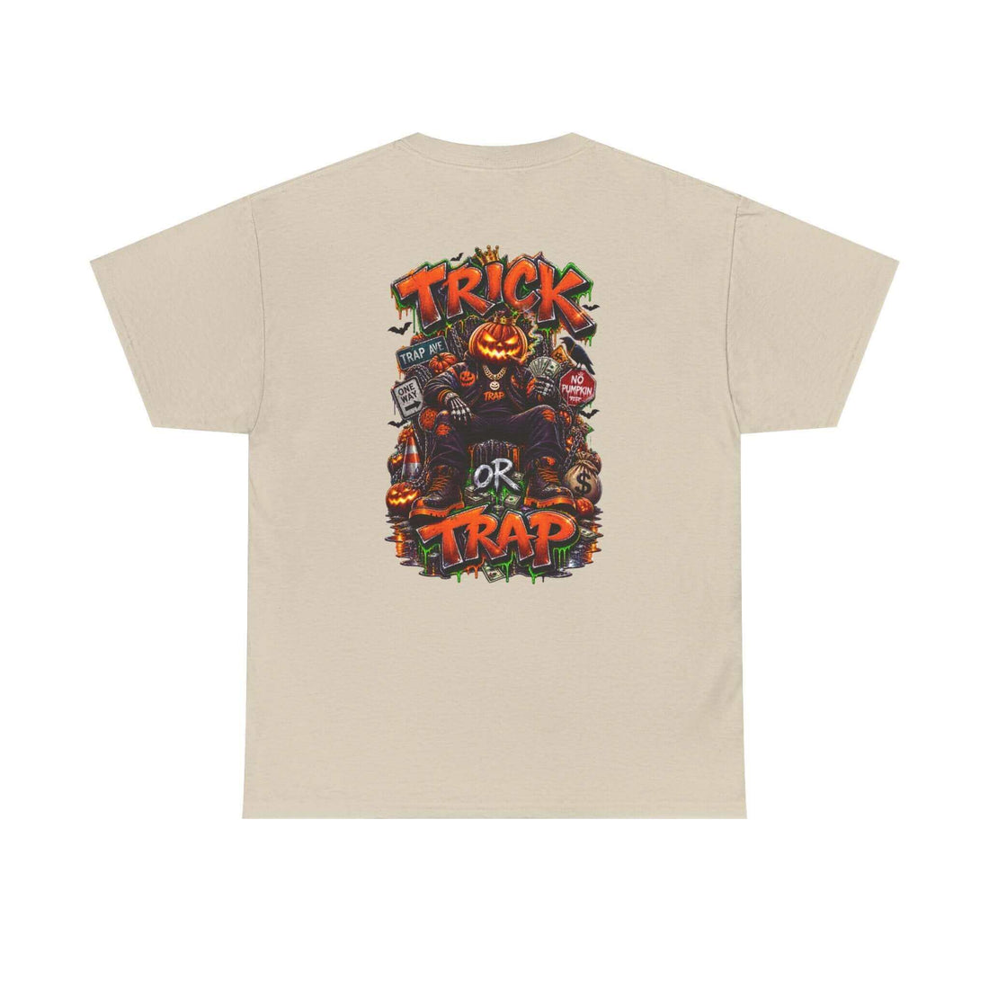 Men's Urban Style - Halloween Trick or Trap Urban Streetwear T-Shirt by Brand63