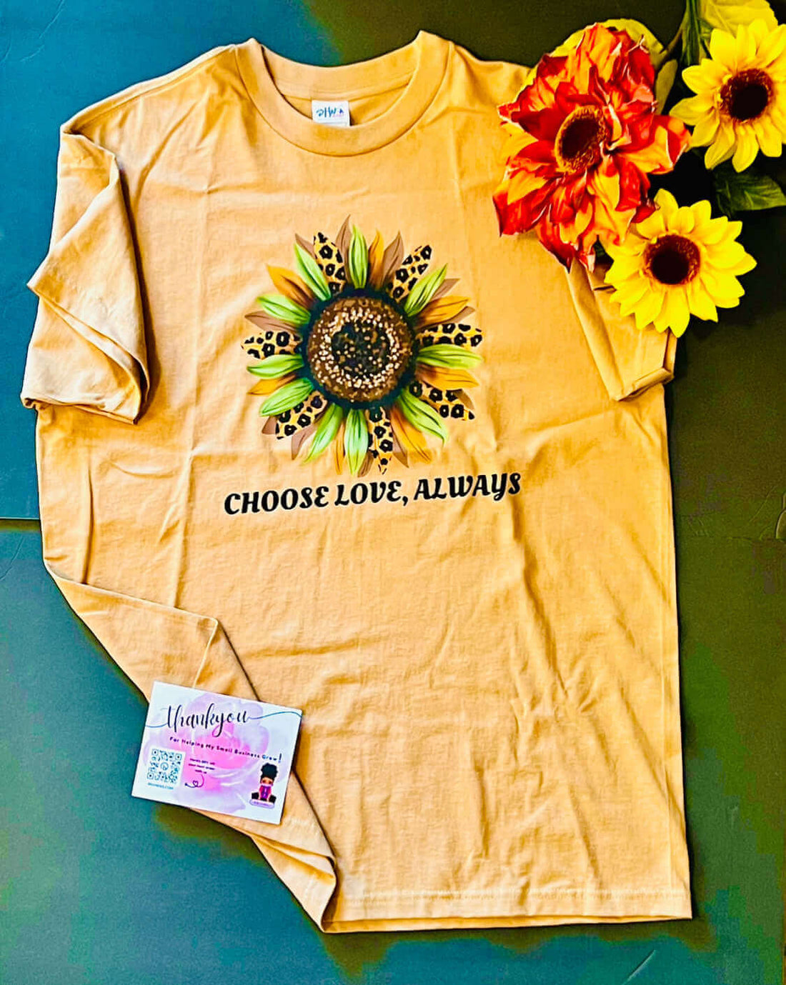 Sunflower Unisex Tshirt | Only 1 Left Sand Color